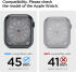 Spigen Tough Armor Pro - Apple Watch 7/8/9 45MM Case - Full Protect - Zwart afbeelding 9