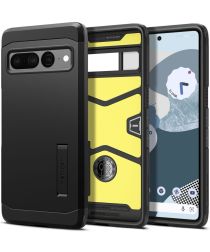 Spigen Tough Armor Google Pixel 7 Pro Hoesje Back Cover Zwart