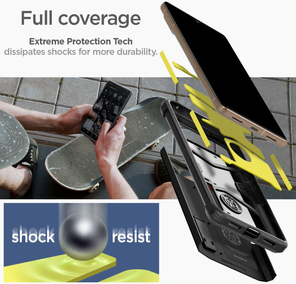 Spigen Tough Armor Google Pixel 7 Pro Hoesje Back Cover Zwart afbeelding 5