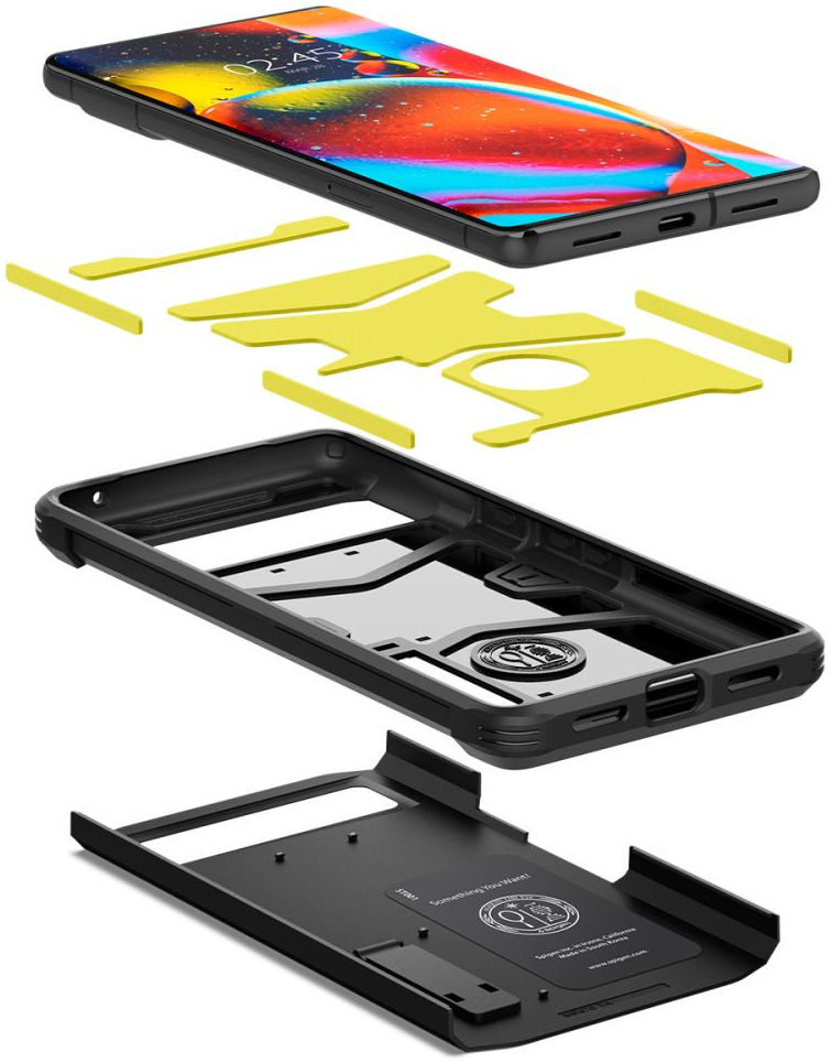 Spigen Tough Armor Google Pixel 7 Pro Hoesje Back Cover Zwart afbeelding 12