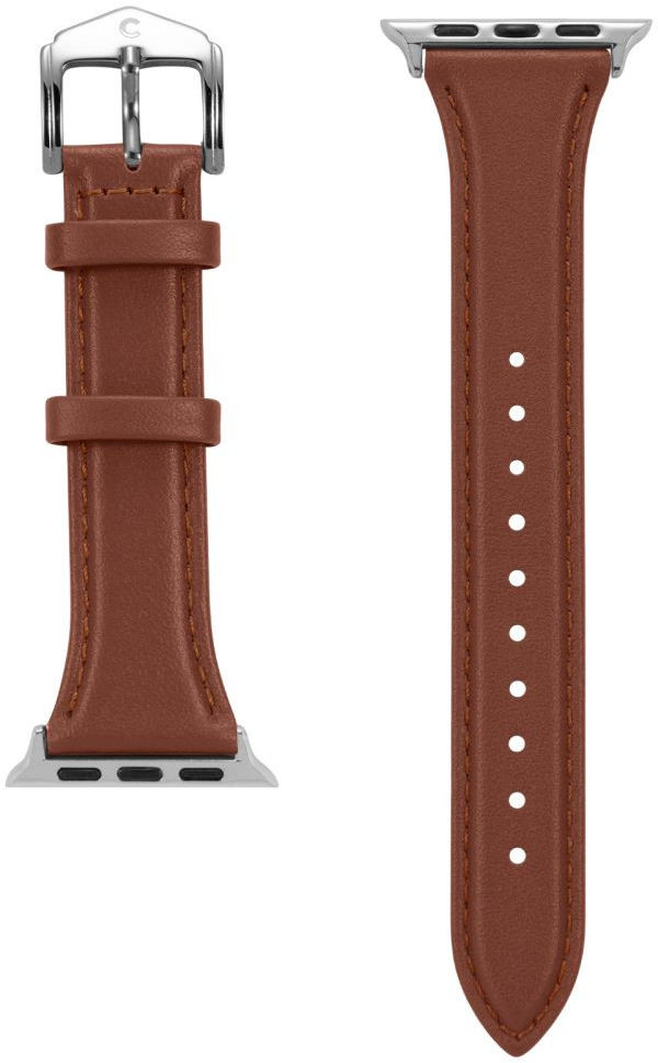 Spigen Cyrill Apple Watch Bandje - 4-10/SE - 38/40/41/42MM - Echt Leer Bruin afbeelding 3