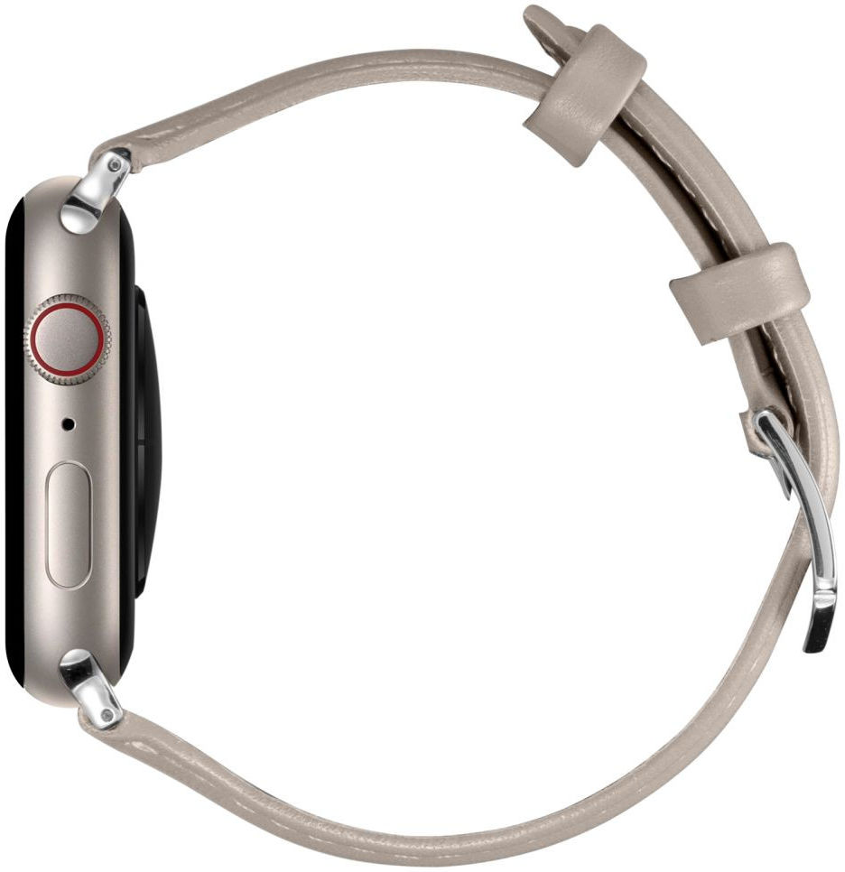Spigen Cyrill Kajuk Apple Watch 4-9/SE 40/41MM Bandje Echt Leer Beige afbeelding 5