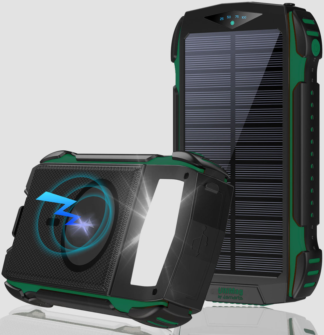 4smarts UltiMag TitanPack Solar MagSafe Powerbank 20.000 mAh Groen afbeelding 10