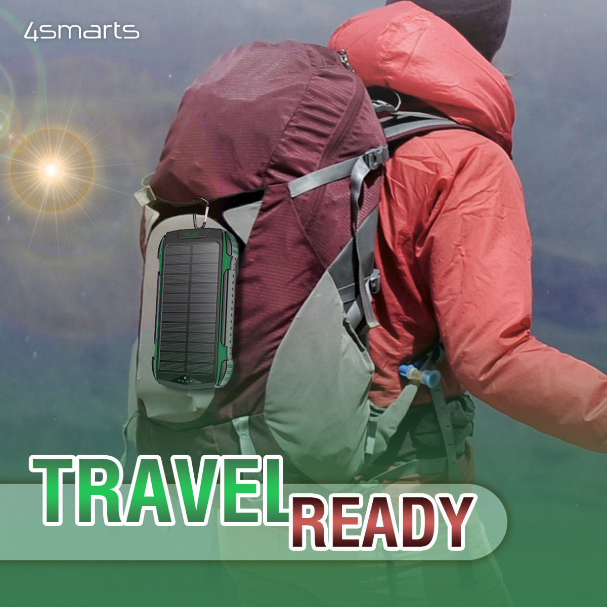 4smarts UltiMag TitanPack Solar MagSafe Powerbank 20.000 mAh Groen afbeelding 9