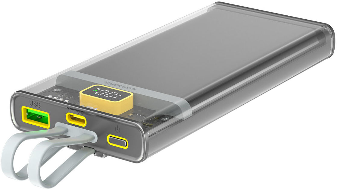 4smarts Powerbank 10.000 mAh Power Delivery Quick Charge 22.5W Grijs afbeelding 1