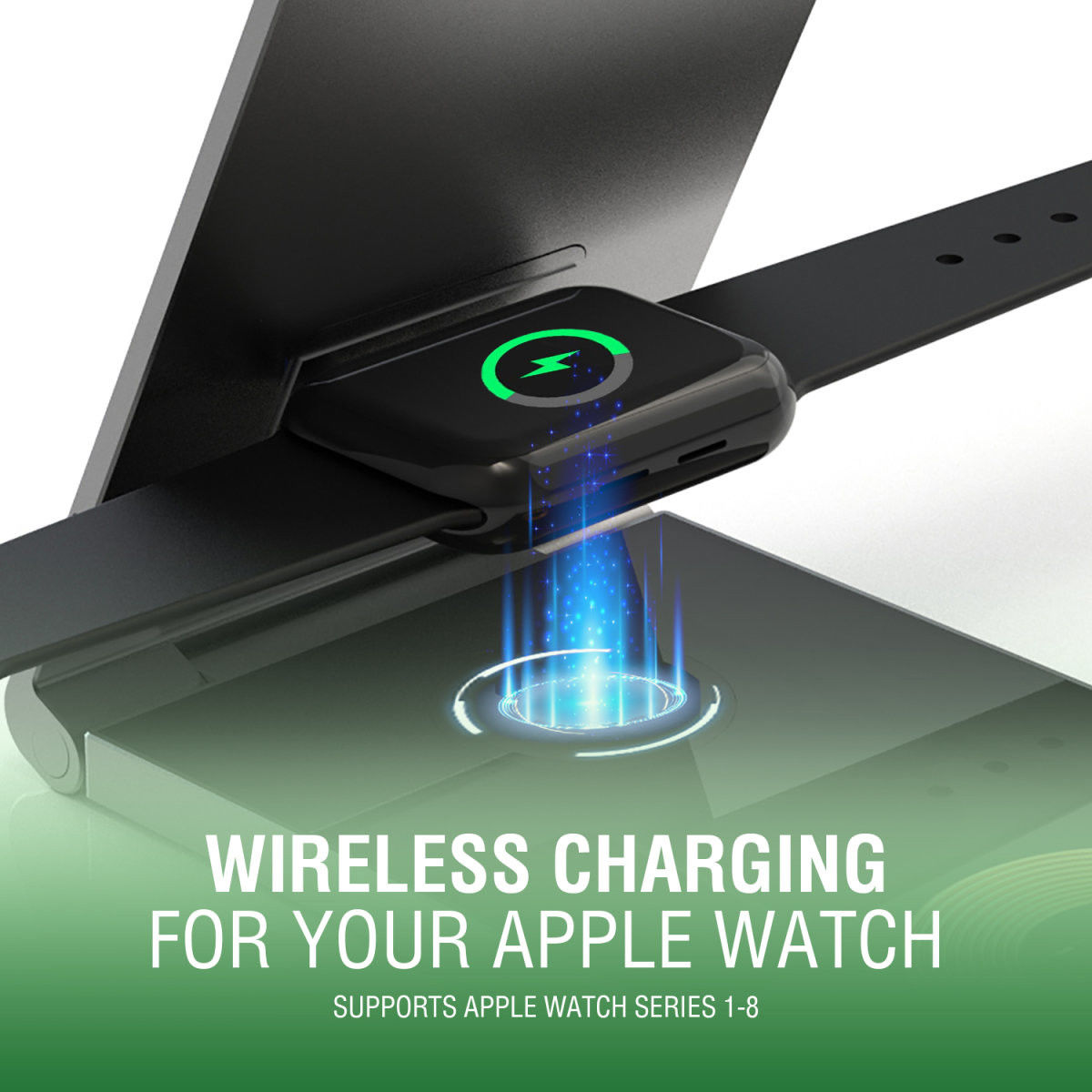 4smarts 3-in-1 Draadloze MagSafe Oplader 15W Telefoon/Watch/AirPods afbeelding 6