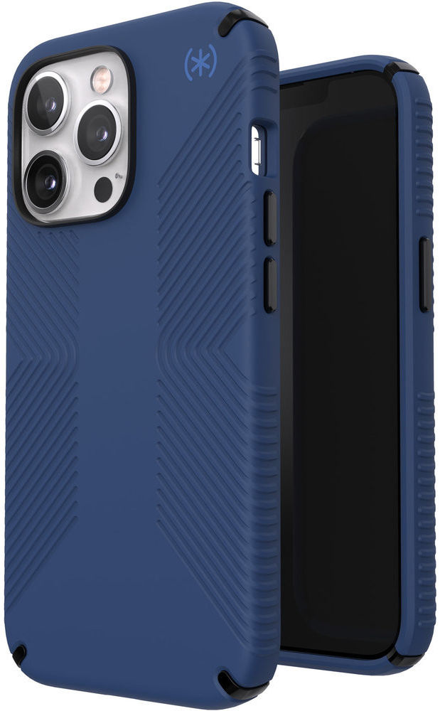 Speck Presidio2 Grip iPhone 13 Pro Hoesje MagSafe Back Cover Blauw afbeelding 1