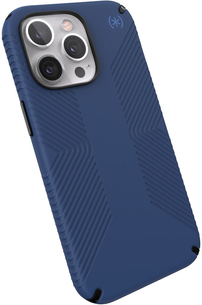 Speck Presidio2 Grip iPhone 13 Pro Hoesje MagSafe Back Cover Blauw afbeelding 2