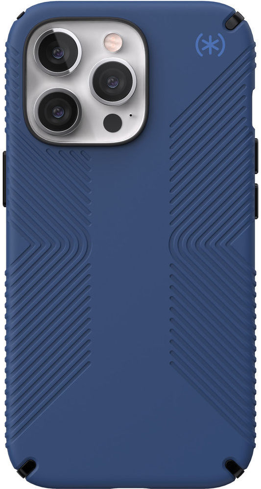 Speck Presidio2 Grip iPhone 13 Pro Hoesje MagSafe Back Cover Blauw afbeelding 3