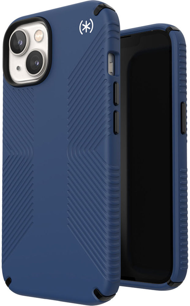 Speck Presidio2 Grip Apple iPhone 14 Hoesje MagSafe Back Cover Blauw afbeelding 1