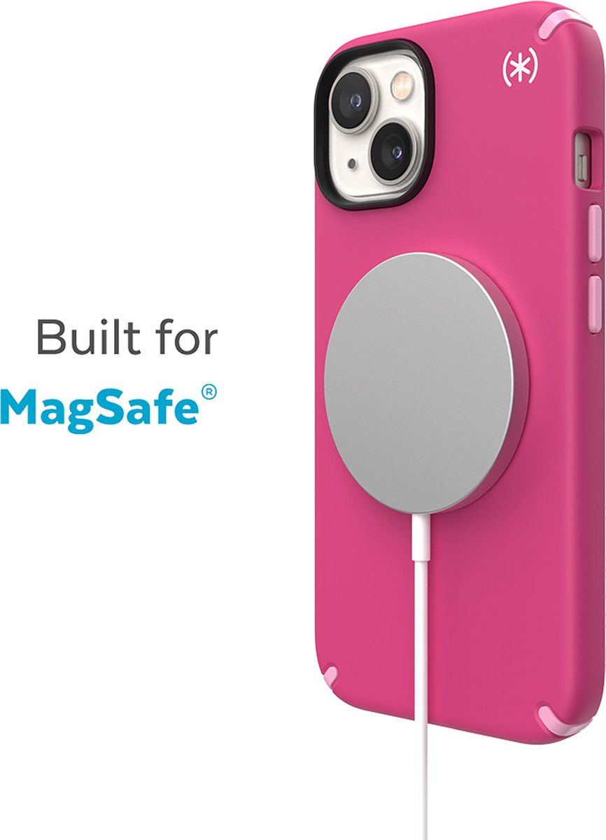 Speck Presidio2 Pro Apple iPhone 14 Hoesje MagSafe Back Cover Roze afbeelding 4