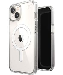 Speck Presidio Perfect Clear iPhone 14 Plus Hoesje MagSafe Transparant