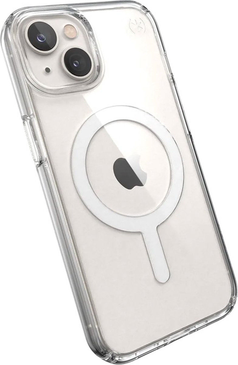Speck Presidio Perfect Clear iPhone 14 Plus Hoesje MagSafe Transparant afbeelding 2
