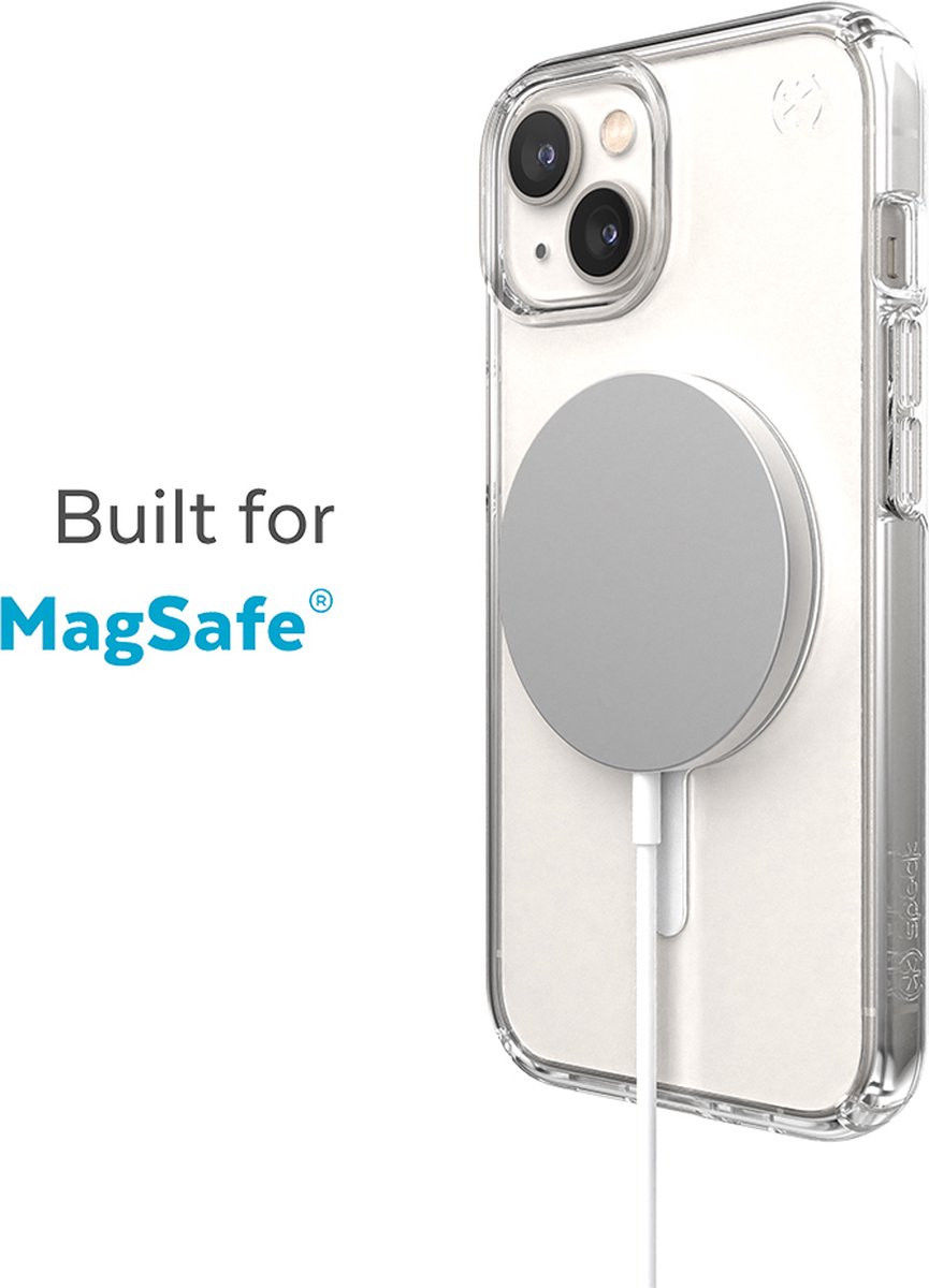 Speck Presidio Perfect Clear iPhone 14 Plus Hoesje MagSafe Transparant afbeelding 4