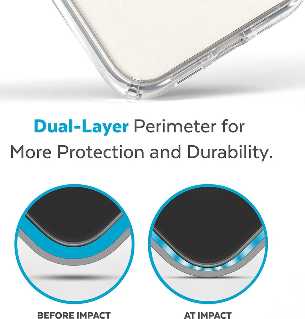 Speck Presidio Perfect Clear iPhone 14 Plus Hoesje MagSafe Transparant afbeelding 5