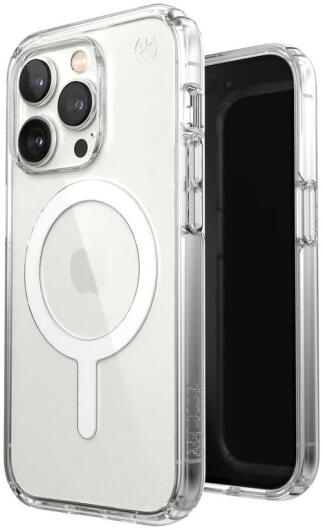 Speck Presidio Perfect Clear iPhone 14 Pro Hoesje MagSafe Transparant afbeelding 1