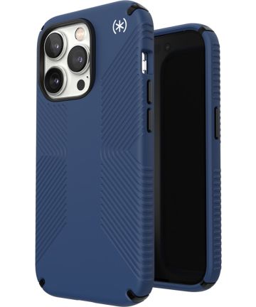 Speck Presidio2 Grip iPhone 14 Pro Hoesje MagSafe Back Cover Blauw Hoesjes