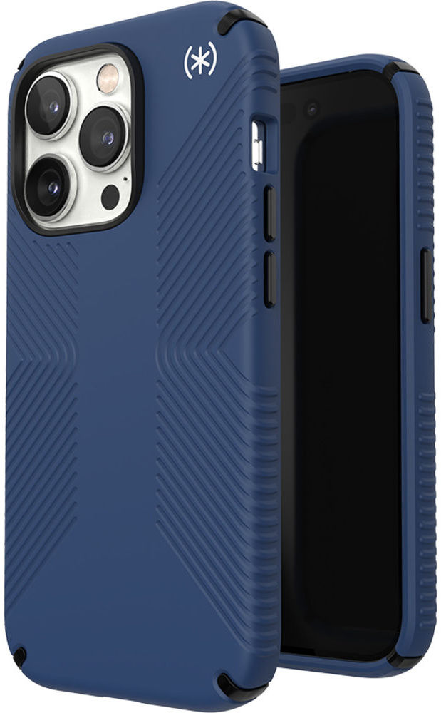Speck Presidio2 Grip iPhone 14 Pro Max Hoesje MagSafe Back Cover Blauw afbeelding 1