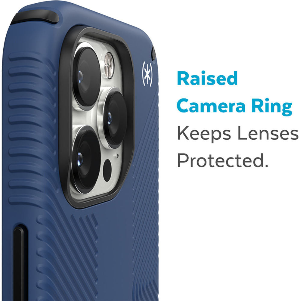 Speck Presidio2 Grip iPhone 14 Pro Max Hoesje MagSafe Back Cover Blauw afbeelding 8