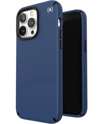 Speck Presidio2 Pro iPhone 14 Pro Max Hoesje MagSafe Back Cover Blauw Hoesjes