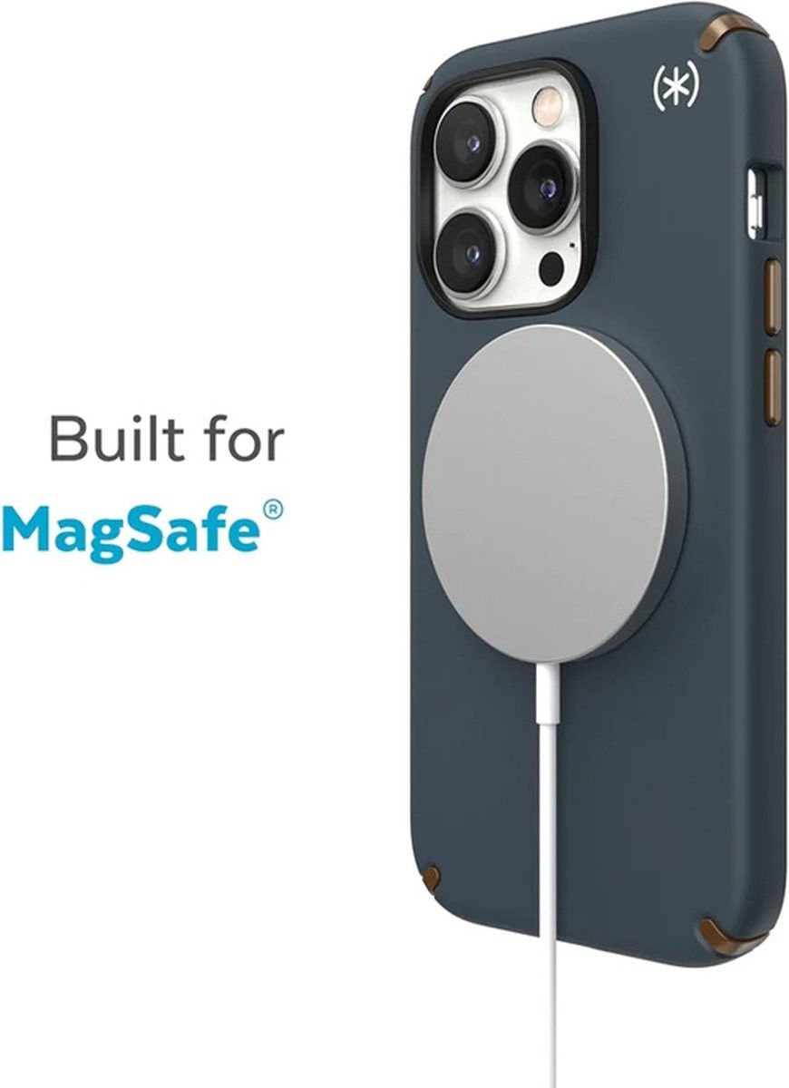 Speck Presidio2 Pro iPhone 14 Pro Max Hoesje MagSafe Back Cover Grijs afbeelding 4