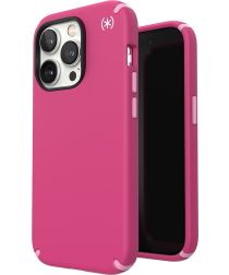 Speck Presidio2 Pro iPhone 14 Pro Hoesje MagSafe Back Cover Roze