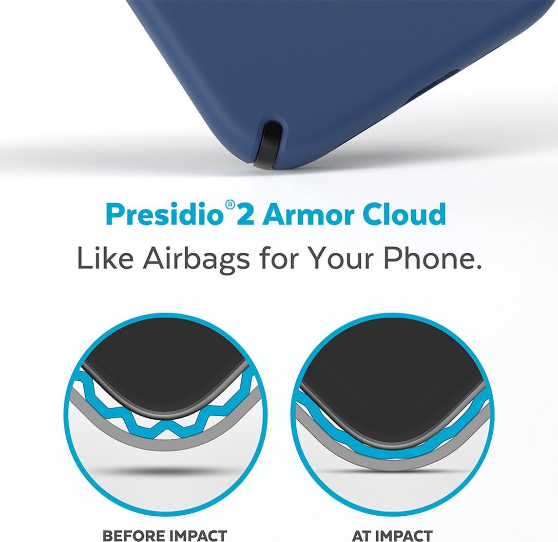 Speck Presidio2 Pro iPhone 14 Plus Hoesje MagSafe Back Cover Blauw afbeelding 5