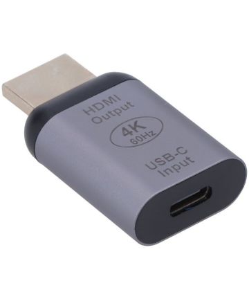 USB-C Female naar HDMI Male Adapter 4K Resolutie 60Hz Converter Kabels