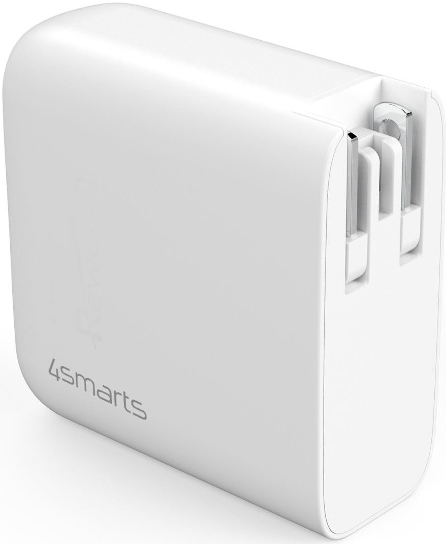 4smarts GaN Flex 65W 1x USB 2x USB-C Snellader PD Adapter Wit afbeelding 7