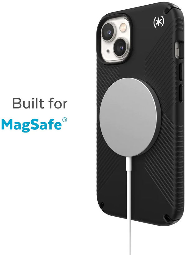 Speck Presidio2 Grip Apple iPhone 14 Hoesje MagSafe Back Cover Zwart afbeelding 4