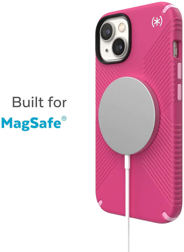 Speck Presidio2 Grip Apple iPhone 14 Hoesje MagSafe Back Cover Roze afbeelding 4