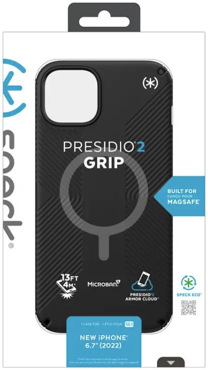 Speck Presidio2 Grip Apple iPhone 14 Plus Hoesje MagSafe Zwart afbeelding 14