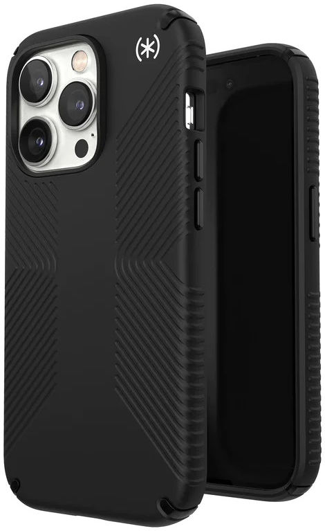 Speck Presidio2 Grip iPhone 14 Pro Hoesje MagSafe Back Cover Zwart afbeelding 1