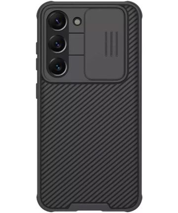 Nillkin CamShield Samsung Galaxy S23 Hoesje met Camera Slider Zwart Hoesjes
