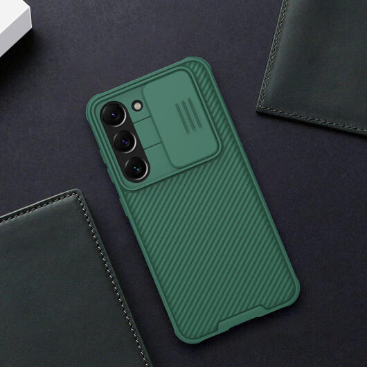 Nillkin CamShield Samsung Galaxy S23 Hoesje met Camera Slider Groen afbeelding 11