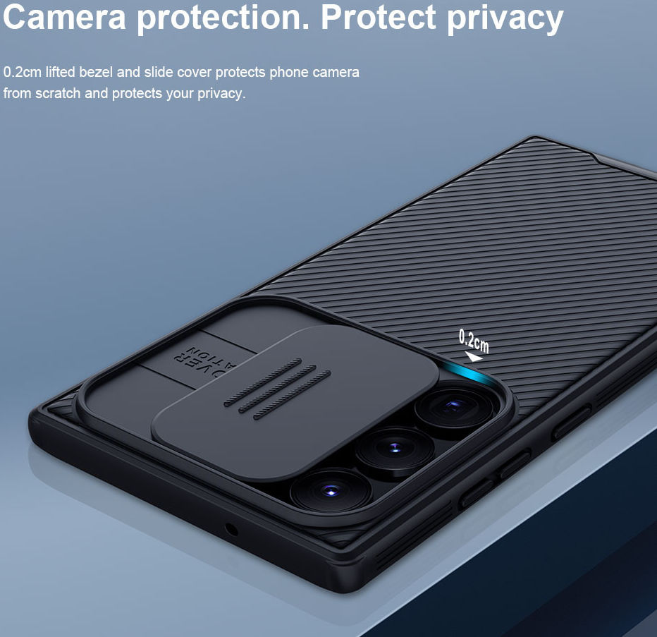 Nillkin CamShield Samsung Galaxy S23 Ultra Hoesje Camera Slider Groen afbeelding 4