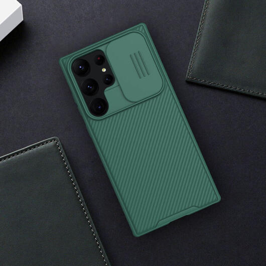 Nillkin CamShield Samsung Galaxy S23 Ultra Hoesje Camera Slider Groen afbeelding 10