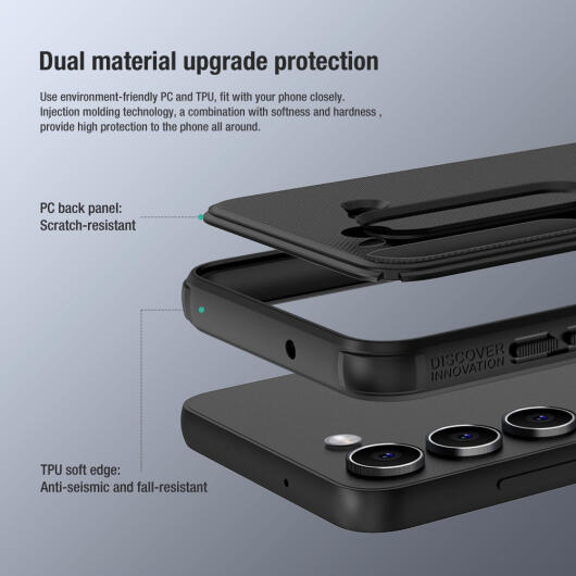 Nillkin Super Frosted Shield Samsung Galaxy S23 Hoesje Zwart afbeelding 5