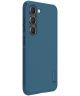 Nillkin Super Frosted Shield Samsung Galaxy S23 Plus Hoesje Blauw