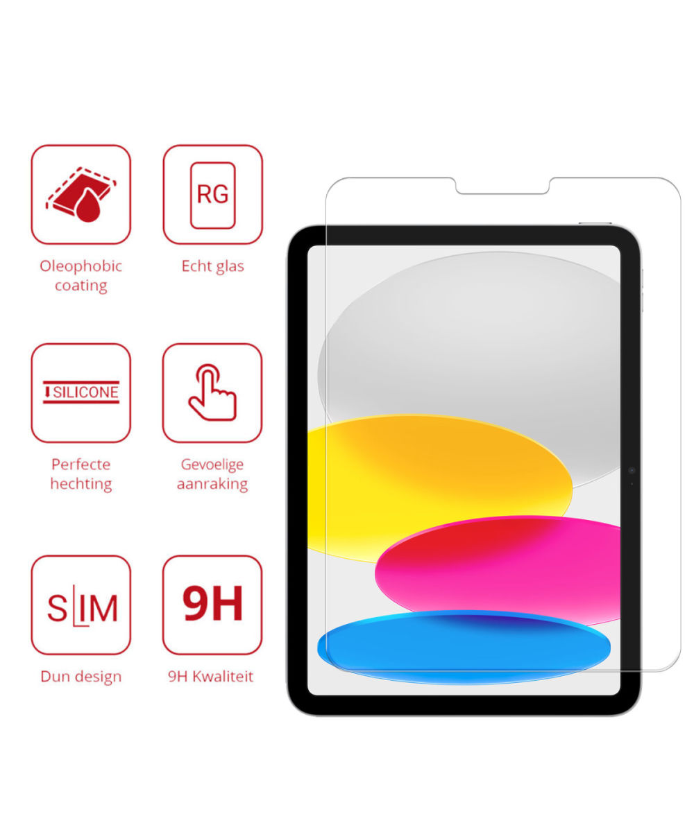 Rosso Apple iPad Air 10.9 2020/2022 9H Tempered Glass Screen Protector afbeelding 2