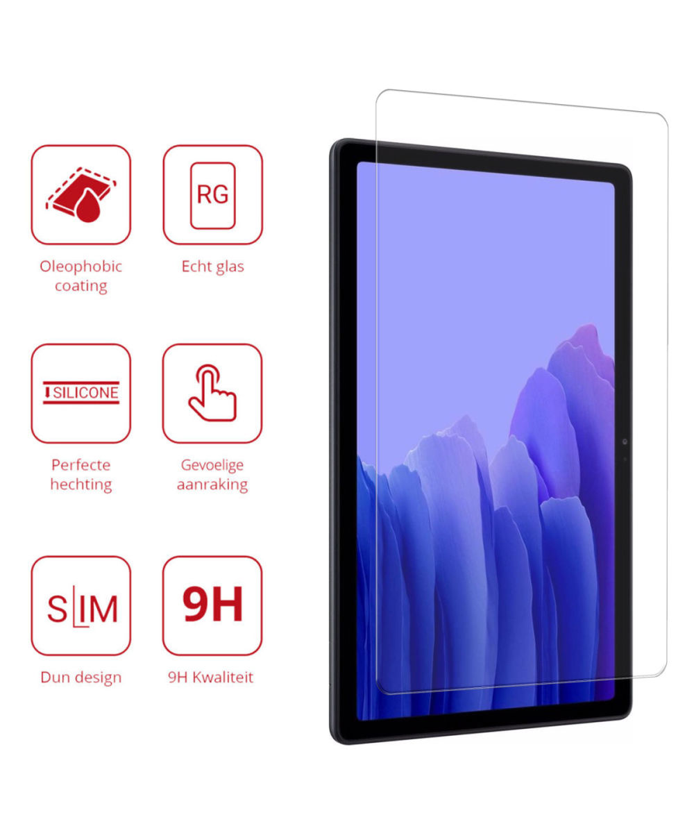Rosso Samsung Galaxy Tab A7 (2020) 9H Tempered Glass Screen Protector afbeelding 2