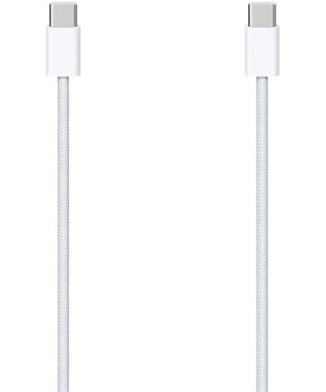 Originele Apple Geweven USB-C naar USB-C Kabel 1 Meter 60W Wit Kabels