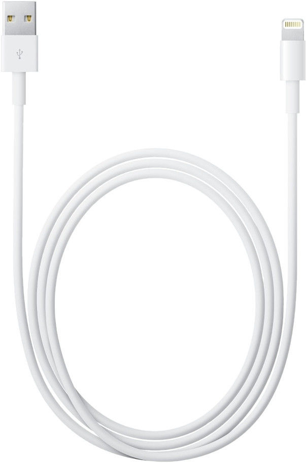 Originele Apple USB-A naar Lightning Kabel 2 Meter Wit afbeelding 1