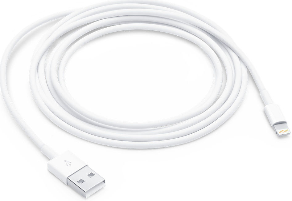 Originele Apple USB-A naar Lightning Kabel 2 Meter Wit afbeelding 2