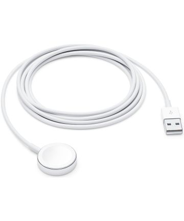 Originele Apple Magnetische USB-A Kabel voor Apple Watch 2 Meter Wit Kabels