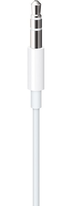 Originele Apple Lightning naar 3.5mm Jack Audiokabel 1.2 Meter Wit afbeelding 3