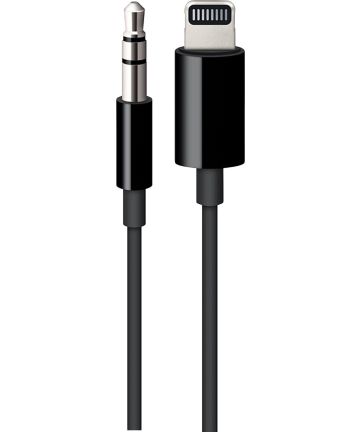 Originele Apple Lightning naar 3.5mm Jack Audiokabel 1.2 Meter Zwart Kabels