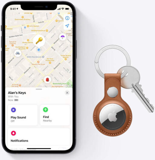 Originele Apple AirTag Object Tracker met Apple Zoek Mijn-App (1-Pack) afbeelding 3