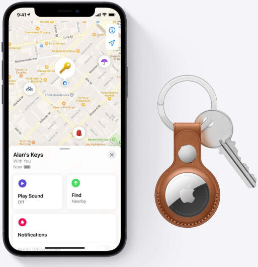 Originele Apple AirTag Object Tracker met Apple Zoek Mijn-App (4-Pack) afbeelding 4