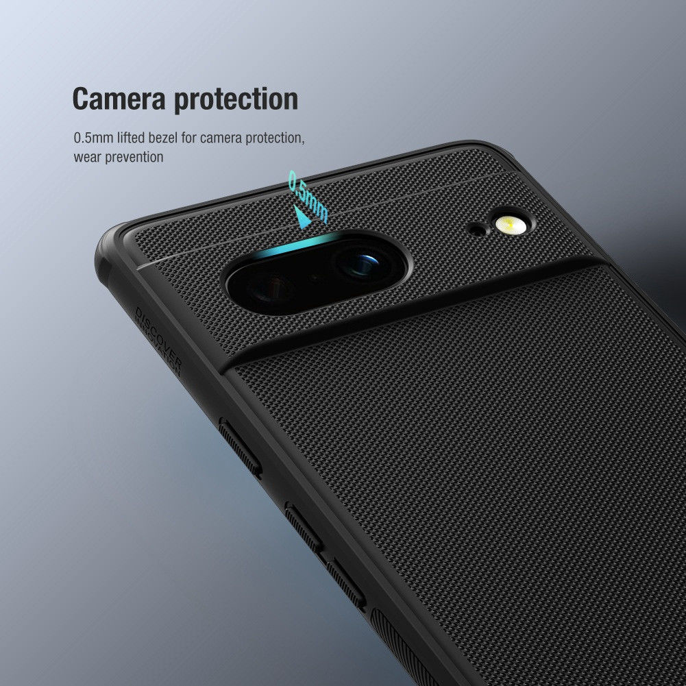 Nillkin Super Frosted Shield Google Pixel 7 Hoesje Back Cover Zwart afbeelding 7